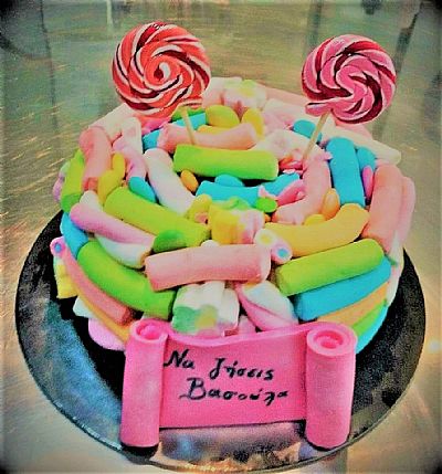 ΤΟΥΡΤΑ 3D ΖΑΧΑΡΩΤΑ