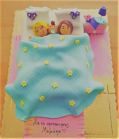 ΤΟΥΡΤΑ 3D ΚΡΕΒΑΤΙ