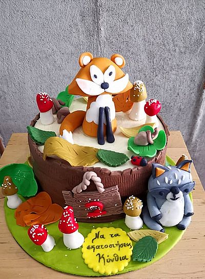 ΤΟΥΡΤΑ 3D ΖΩΑ ΤΟΥ ΔΑΣΟΥΣ