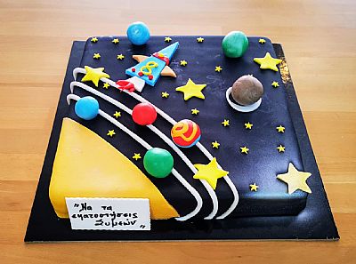 ΤΟΥΡΤΑ 3D ΠΛΑΝΗΤΕΣ