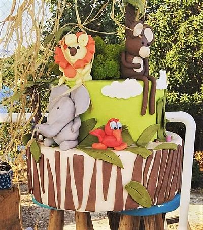 ΤΟΥΡΤΑ 3D 2ΟΡΟΦΗ ΖΩΑ ΤΗΣ ΖΟΥΓΚΛΑΣ