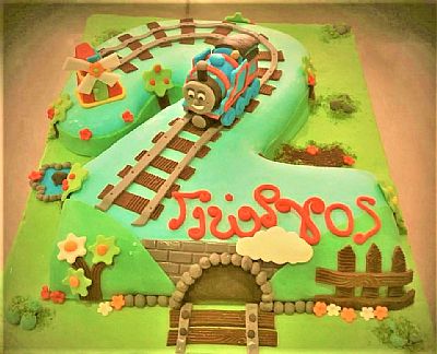 ΤΟΥΡΤΑ 3D Νο 2 THOMAS