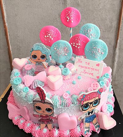 ΤΟΥΡΤΑ 3D LOLLIPOPS