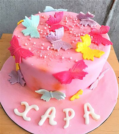 ΤΟΥΡΤΑ 3D ΠΕΤΑΛΟΥΔΕΣ