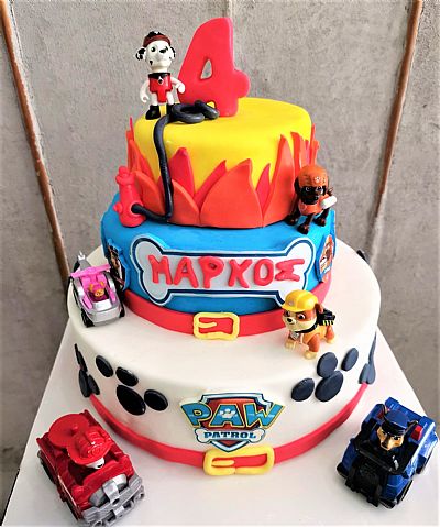 ΤΟΥΡΤΑ 3D PAW PATROLS