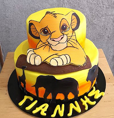 ΤΟΥΡΤΑ 3D LION KINGS