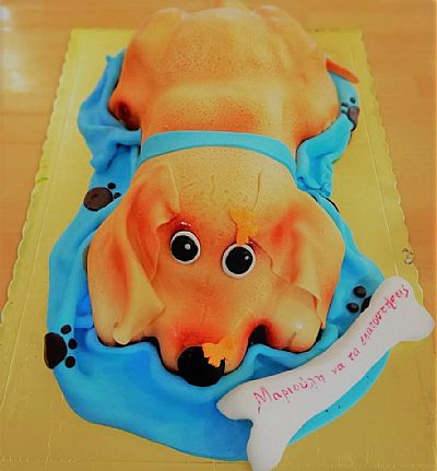 ΤΟΥΡΤΑ 3D LABRADOR