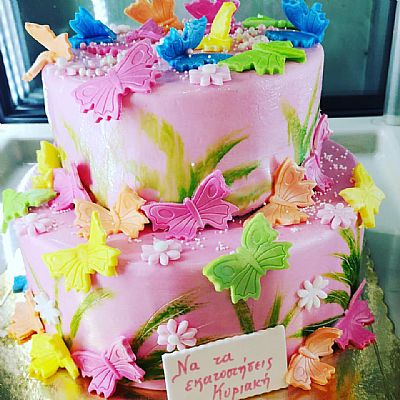 ΤΟΥΡΤΑ 3D ΠΕΤΑΛΟΥΔΕΣ