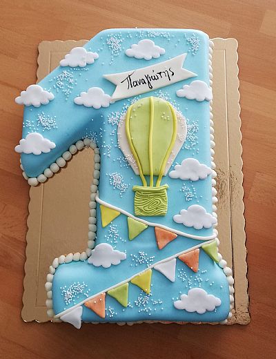 ΤΟΥΡΤΑ 3D ΑΣΣΟΣ ΑΕΡΟΣΤΑΤΟ