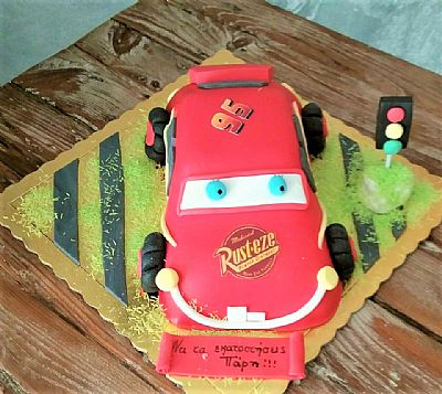 ΤΟΥΡΤΑ 3D MCQUEEN