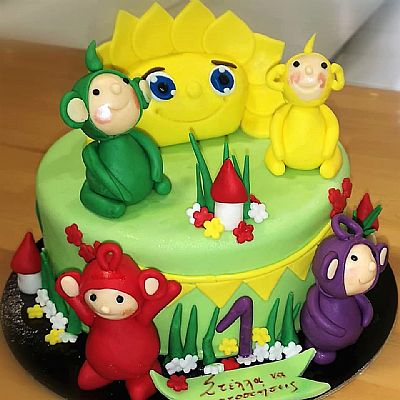 ΤΟΥΡΤΑ 3D TELETUBBIES