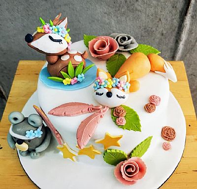 ΤΟΥΡΤΑ 3D BOHO ΖΩΑΚΙΑ