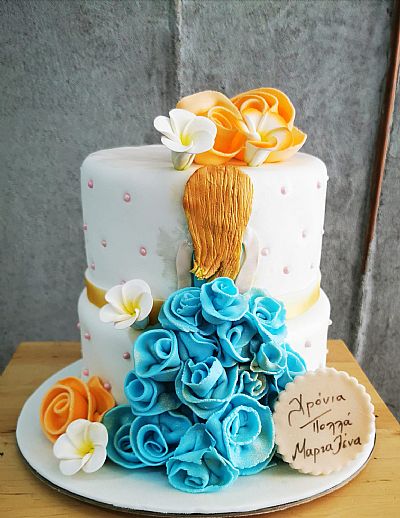 ΤΟΥΡΤΑ 3D ΚΟΠΕΛΑ ΜΕ ΦΟΡΕΜΑ