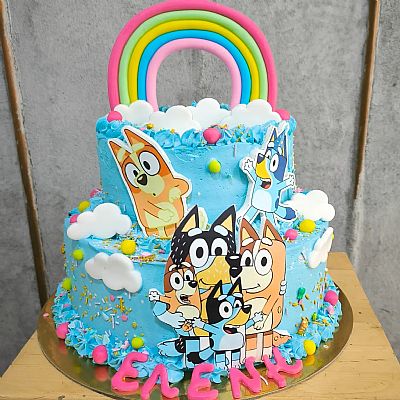 ΤΟΥΡΤΑ 3D BLUEY