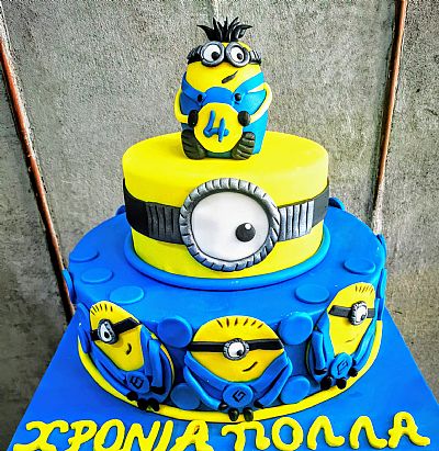 ΤΟΥΡΤΑ 3D MINIONS