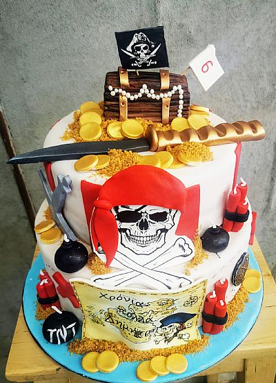 ΤΟΥΡΤΑ 3D ΠΕΙΡΑΤΕΣ