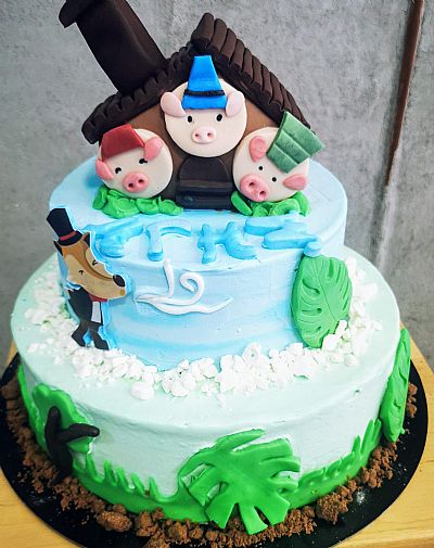 ΤΟΥΡΤΑ 3D ΤΑ ΤΡΙΑ ΓΟΥΡΟΥΝΑΚΙΑ