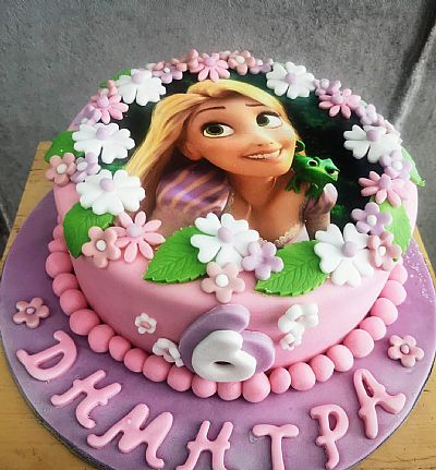 ΤΟΥΡΤΑ 3D RAPOUNZEL