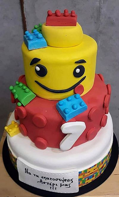 ΤΟΥΡΤΑ 3D LEGO