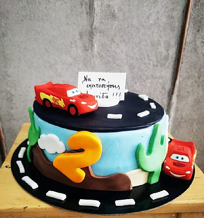 ΤΟΥΡΤΑ 3D MACQUEEN