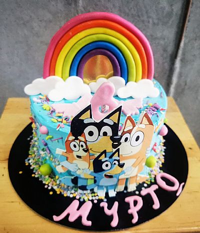 ΤΟΥΡΤΑ 3D BLUEY