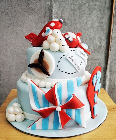 ΤΟΥΡΤΑ 3D ΑΕΡΟΠΛΑΝΑΚΙΑ