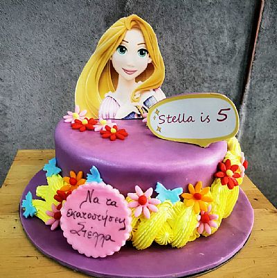 ΤΟΥΡΤΑ 3D RAPOUNZEL