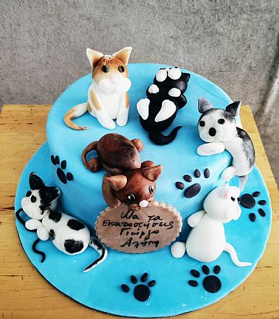 ΤΟΥΡΤΑ 3D ΓΑΤΕΣ