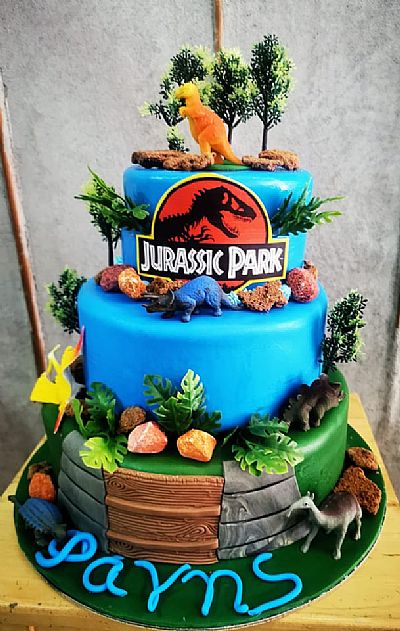 ΤΟΥΡΤΑ 3D JURASSIC PARK