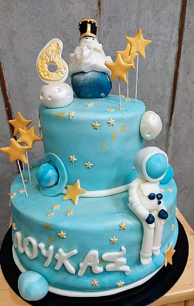 ΤΟΥΡΤΑ 3D ΑΣΤΡΟΝΑΥΤΗΣ