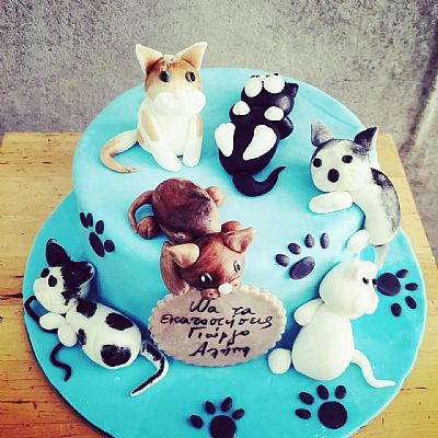 ΤΟΥΡΤΑ 3D ΓΑΤΕΣ