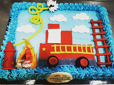 ΤΟΥΡΤΑ 3D ΠΥΡΟΣΒΕΣΤΙΚΗ