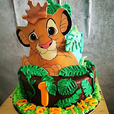 ΤΟΥΡΤΑ 3D SIMBA LION KING