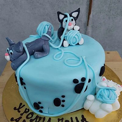 ΤΟΥΡΤΑ 3D ΓΑΤΕΣ