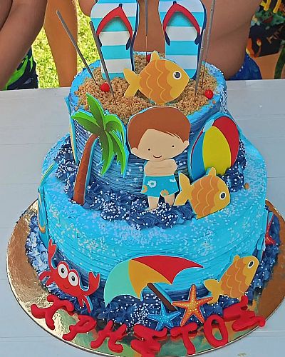 ΤΟΥΡΤΑ 3D WATERFUN