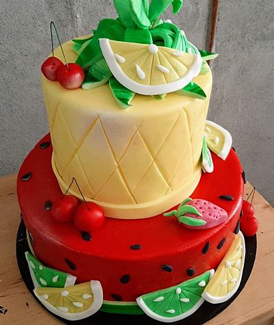 ΤΟΥΡΤΑ 3D ΦΡΟΥΤΑ